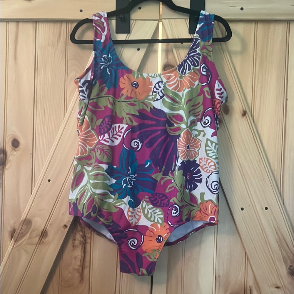 Floral Swimwear 18w/20w 2x